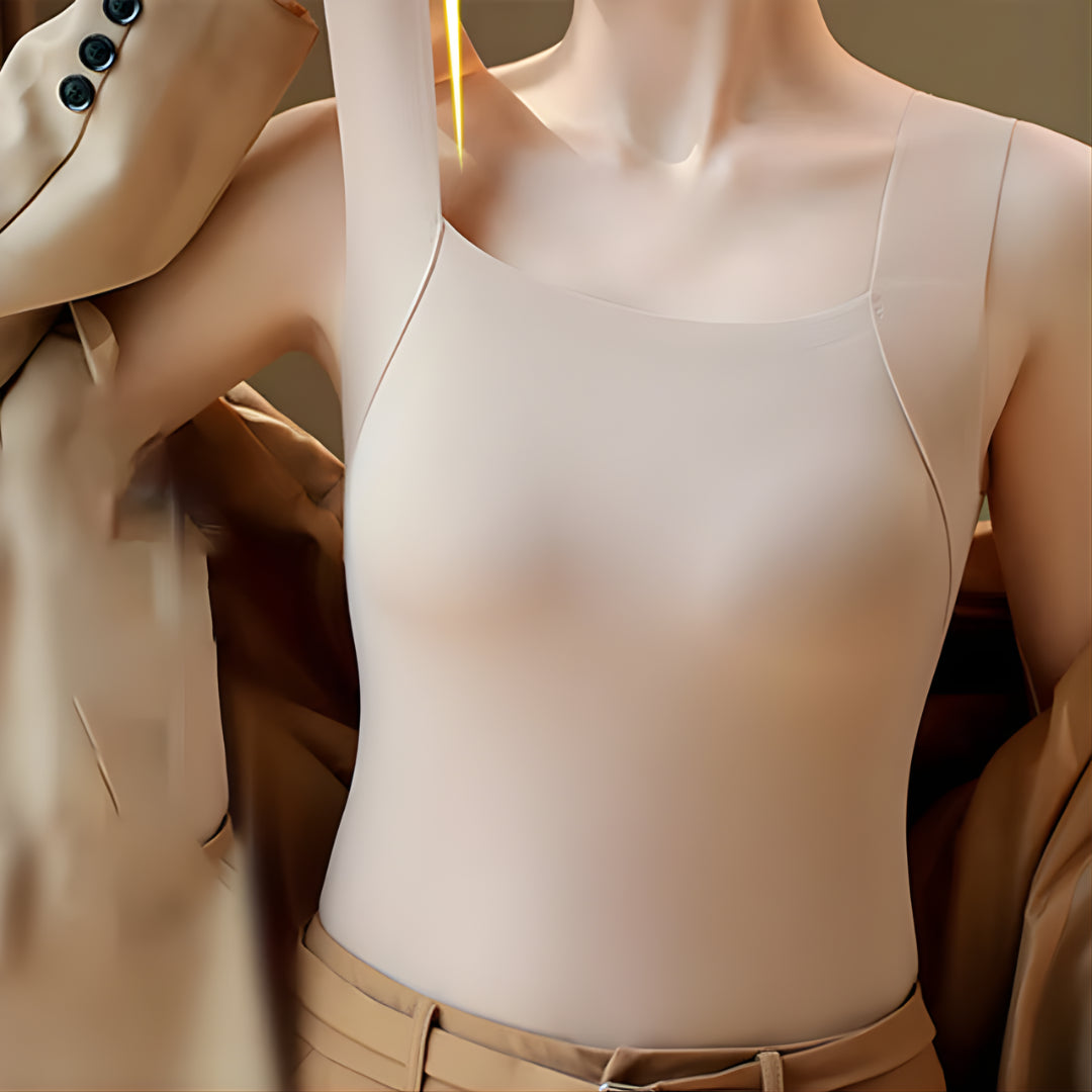 Camisa Modeladora com Sutiã Embutido Comfort Lift