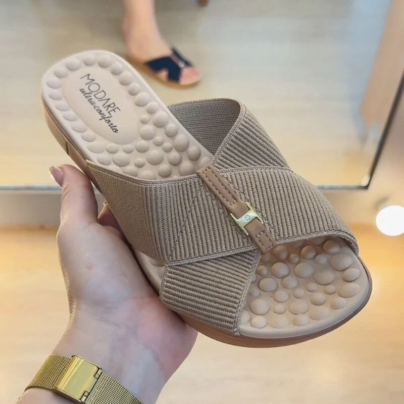 Sandália Ortopédica Alça Cruzada Comfort