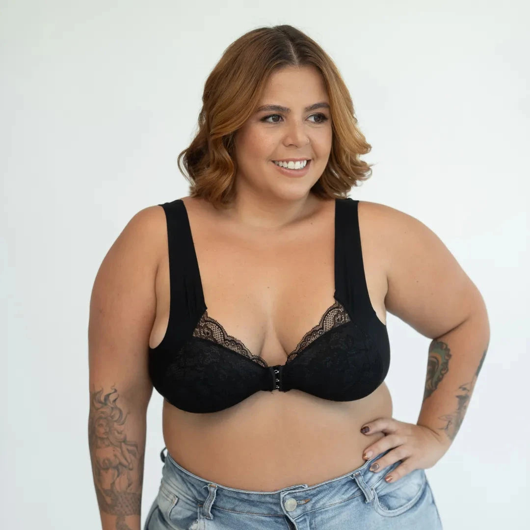 Sutiã de Renda Lace Up - [Pague 1 Leve 2]