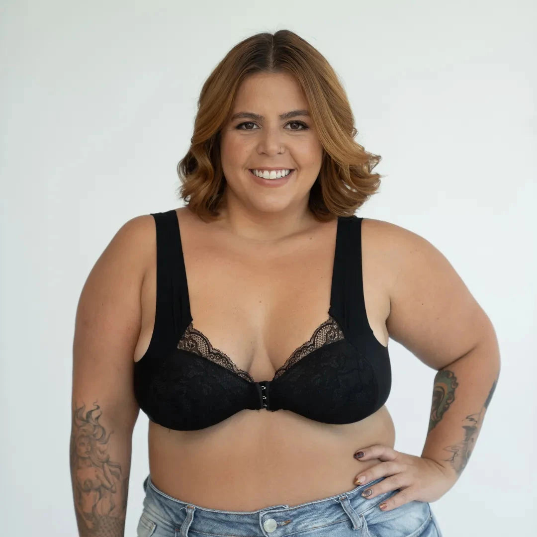 Sutiã de Renda Lace Up - [Pague 1 Leve 2]