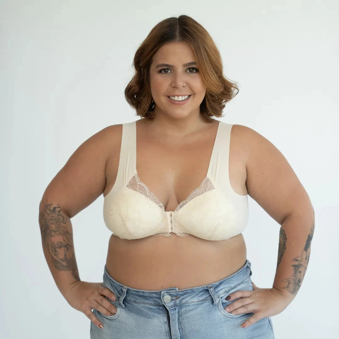Sutiã de Renda Lace Up - [Pague 1 Leve 2]